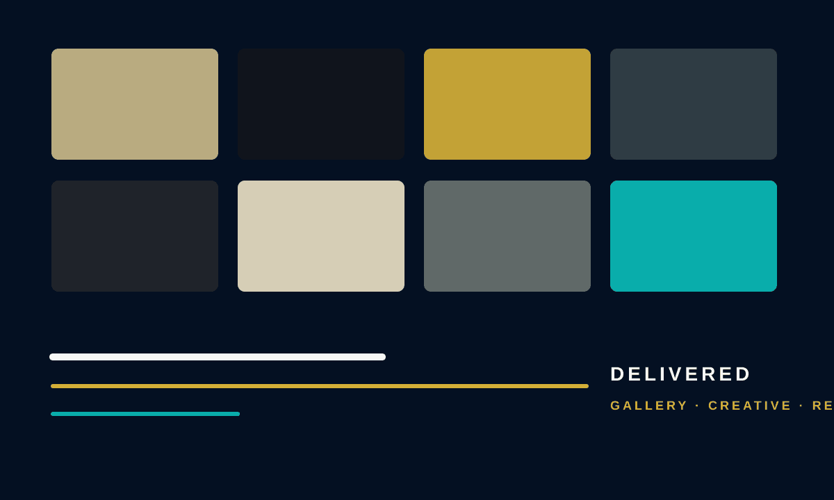 Demo contact sheet for event content delivery workflow